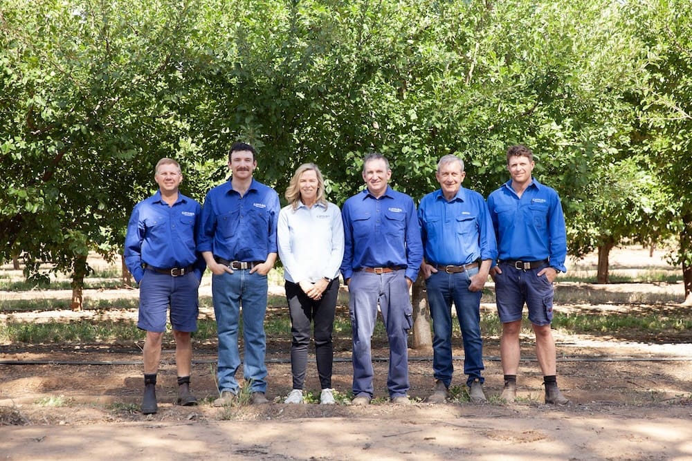 Three generations of Toscan family farmers at Cavaso Farming Darlington Point